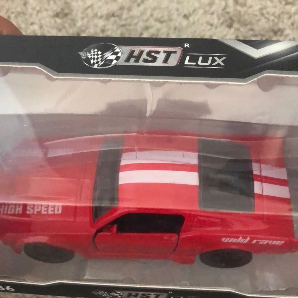 Red Mustang Toy Car